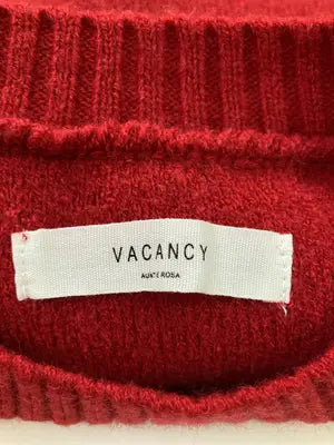 VACANCY/ヴァカンシー/ニット/セーター/トップス/レッド/FREE