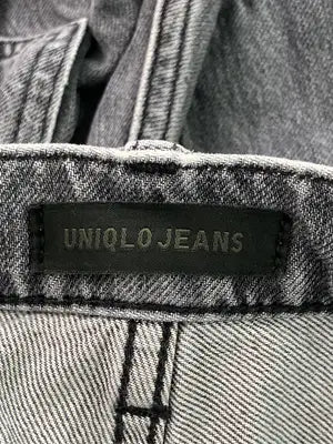 UNIQLO/ユニクロ/デニムパンツ/パンツ/グレー/24(61cm)