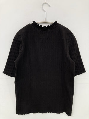 Tシャツ/カットソー/トップス/ブラック/M