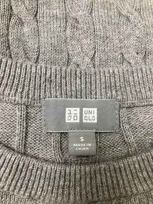 UNIQLO/ユニクロ/ニット/セーター/トップス/グレー/S