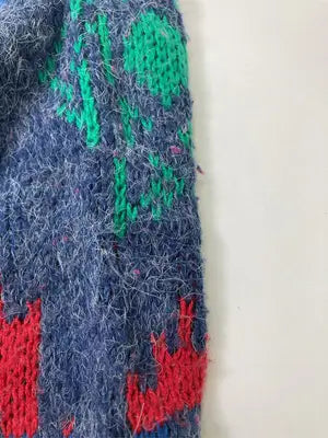 SWEATERS/ニット/セーター/トップス/ブルー/L