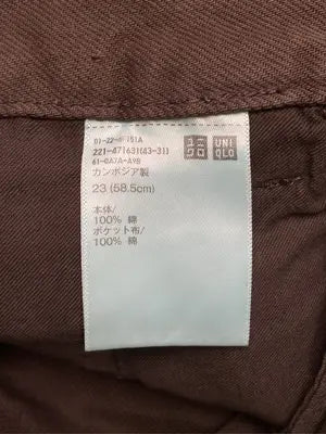 UNIQLO/ユニクロ/その他パンツ/パンツ/ブラウン/23