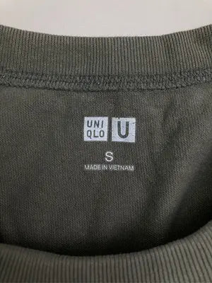 UNIQLO/ユニクロ/Tシャツ/カットソー/トップス/カーキ/S