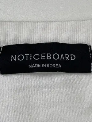 noticeboard/Tシャツ/カットソー/トップス/ホワイト