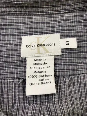 Calvin Klein/カルバンクライン/シャツ/ブラウス/トップス/グレー/S