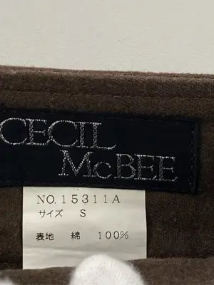 CECIL McBEE/セシルマクビー/ショート/ミニスカート/スカート/ブラウン/S