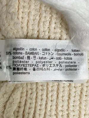 ZARA/ザラ/ニット/セーター/トップス/アイボリー/USA L