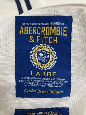 Abercrombie & Fitch/アバクロンビーアンドフィッチ/ジャージ/トラックジャケット/トップス/ホワイト/LARGE