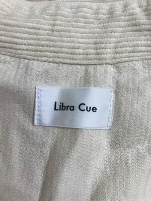 Libra Cue/リブラキュー/シャツワンピース/ワンピース/ドレス/アイボリー/F