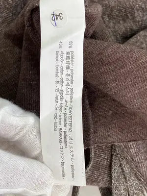 ZARA/ザラ/ベスト/トップス/ブラウン/USA M