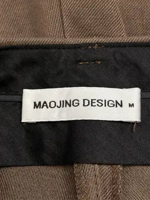 MAOJING DESIGN/スラックス/パンツ/ブラウン/M