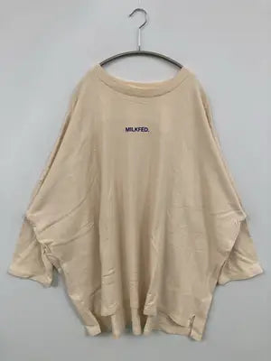 MILK FED./ミルクフェド/Tシャツ/カットソー/トップス/アイボリー/ONE SIZE