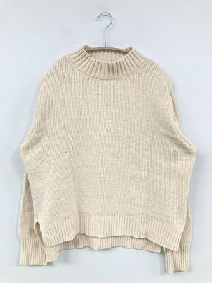 Noble Coton/ノーブルコトン/ニット/セーター/トップス/ベージュ/M