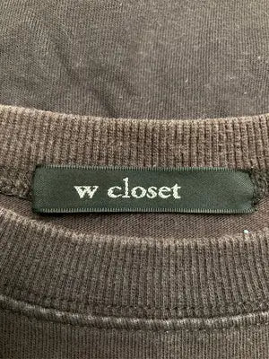 w closet/ダブルクローゼット/Tシャツ/カットソー/トップス/ブラウン/F