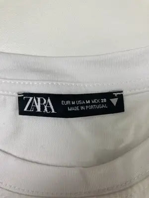 ZARA/ザラ/Tシャツ/カットソー/トップス/ホワイト/M