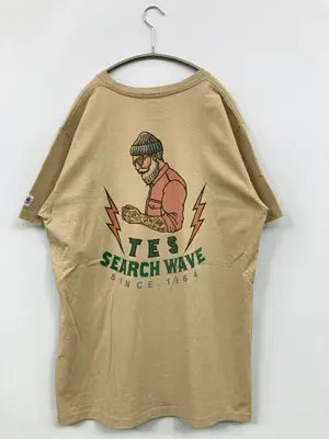 TES/テス/Tシャツ/カットソー/トップス/ベージュ/X-LARGE