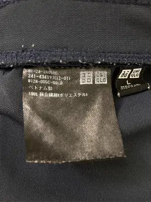 UNIQLO/ユニクロ/スラックス/パンツ/ネイビー/L