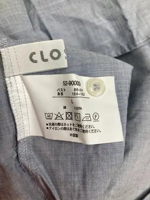 CLOSSHI/クロッシー/シャツ/ブラウス/トップス/ブルー/L