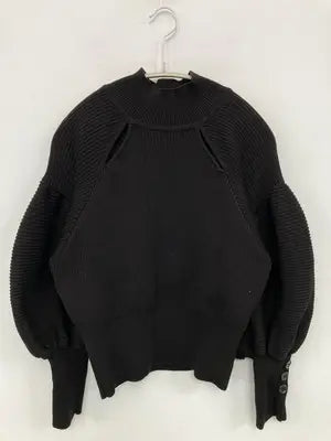 SNIDEL/スナイデル/ニット/セーター/トップス/ブラック/ONE SIZE