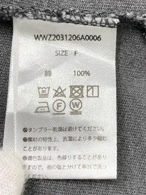 JUST WRITING COOPER/Tシャツ/カットソー/トップス/グレー/F