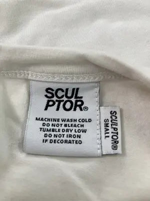 SCULPTOR/スカルプター/Tシャツ/カットソー/トップス/アイボリー/SMALL