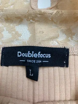 Doublefocus/ダブルフォーカス/ノースリーブ/トップス/ベージュ/L