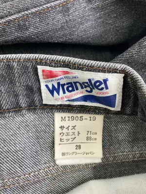Wrangler/ラングラー/デニムパンツ/パンツ/ブラック/28  ウエスト71cm  ヒップ88cm