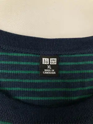 UNIQLO/ユニクロ/Tシャツ/カットソー/トップス/グリーン/XL