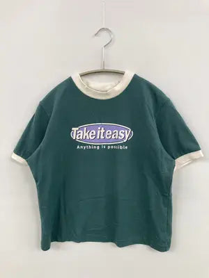 Tシャツ/カットソー/トップス/グリーン