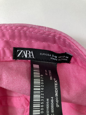 ZARA/ザラ/キャップ/帽子/ピンク/EUR/USA S-M MEX P-M