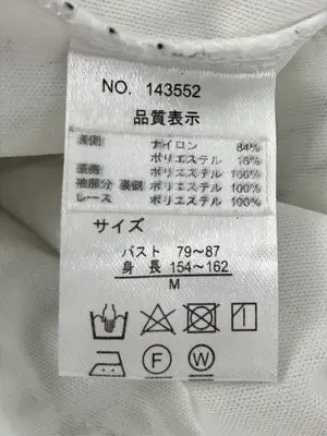 Tシャツ/カットソー/トップス/ホワイト/M
