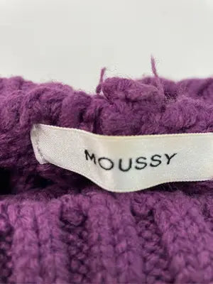 MOUSSY/マウジー/ニット/セーター/トップス/パープル/F