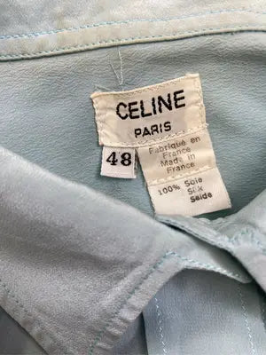 CELINE/セリーヌ/シャツ/ブラウス/トップス/スカイブルー/48