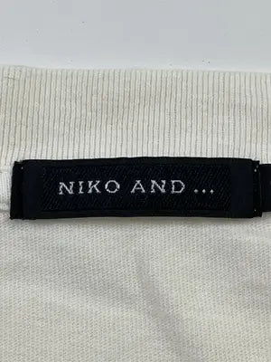 niko and .../ニコアンド/Tシャツ/カットソー/トップス/アイボリー/M