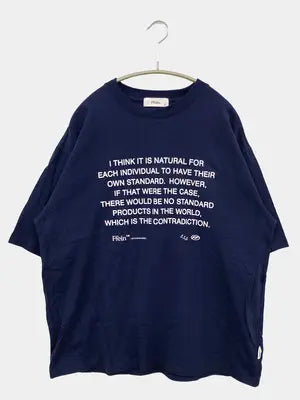 Ffein/Tシャツ/カットソー/トップス/ネイビー/L