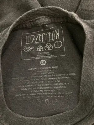 LED・ZEPPELIN/Tシャツ/カットソー/トップス/ブラック/2XL