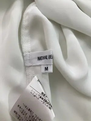 NATURAL BEAUTY BASIC/ナチュラルビューティーベーシック/シャツ/ブラウス/トップス/ホワイト/M