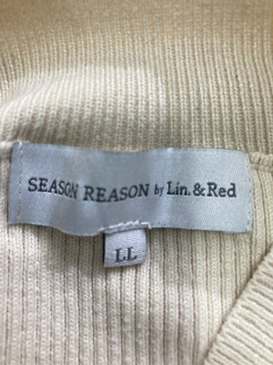 SEASON REASON by Lin&Red/シーズンリーズンバイリンアンドレッド/ニット/セーター/トップス/ベージュ/LL