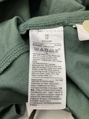 GAP/ギャップ/シャツワンピース/ワンピース/ドレス/グリーン/XS