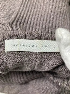 AMERICAN HOLIC/アメリカンホリック/ニット/セーター/トップス/ブラウン/L
