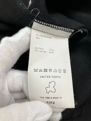 UNITED TOKYO/ユナイテッドトウキョウ/Tシャツ/カットソー/トップス/ブラック/1