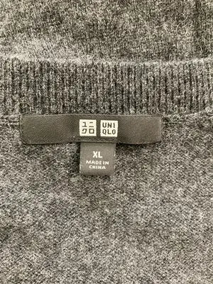 UNIQLO/ユニクロ/ニット/セーター/トップス/グレー/XL