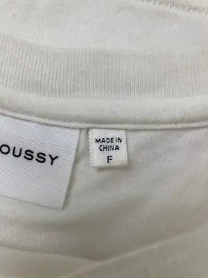 MOUSSY/マウジー/Tシャツ/カットソー/トップス/ホワイト/F