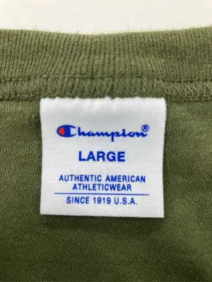 Champion/チャンピオン/Tシャツ/カットソー/トップス/カーキ/LARGE