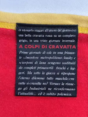 A COLPI DI CRAVATTA/Tシャツ/カットソー/トップス/レッド