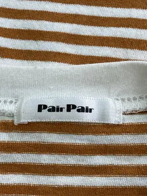 Pair Pair/ペアペア/Tシャツ/カットソー/トップス/ブラウン/M