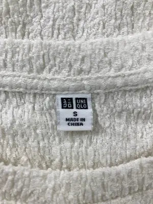 UNIQLO/ユニクロ/Tシャツ/カットソー/トップス/ホワイト/S