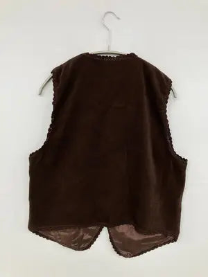 LADIES WEAR/ベスト/トップス/ブラウン