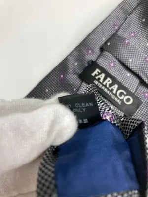FARAGO/ファラーゴ/ネクタイ/ファッション雑貨/グレー