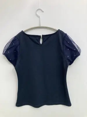 CECIL McBEE/セシルマクビー/シャツ/ブラウス/トップス/ネイビー/M